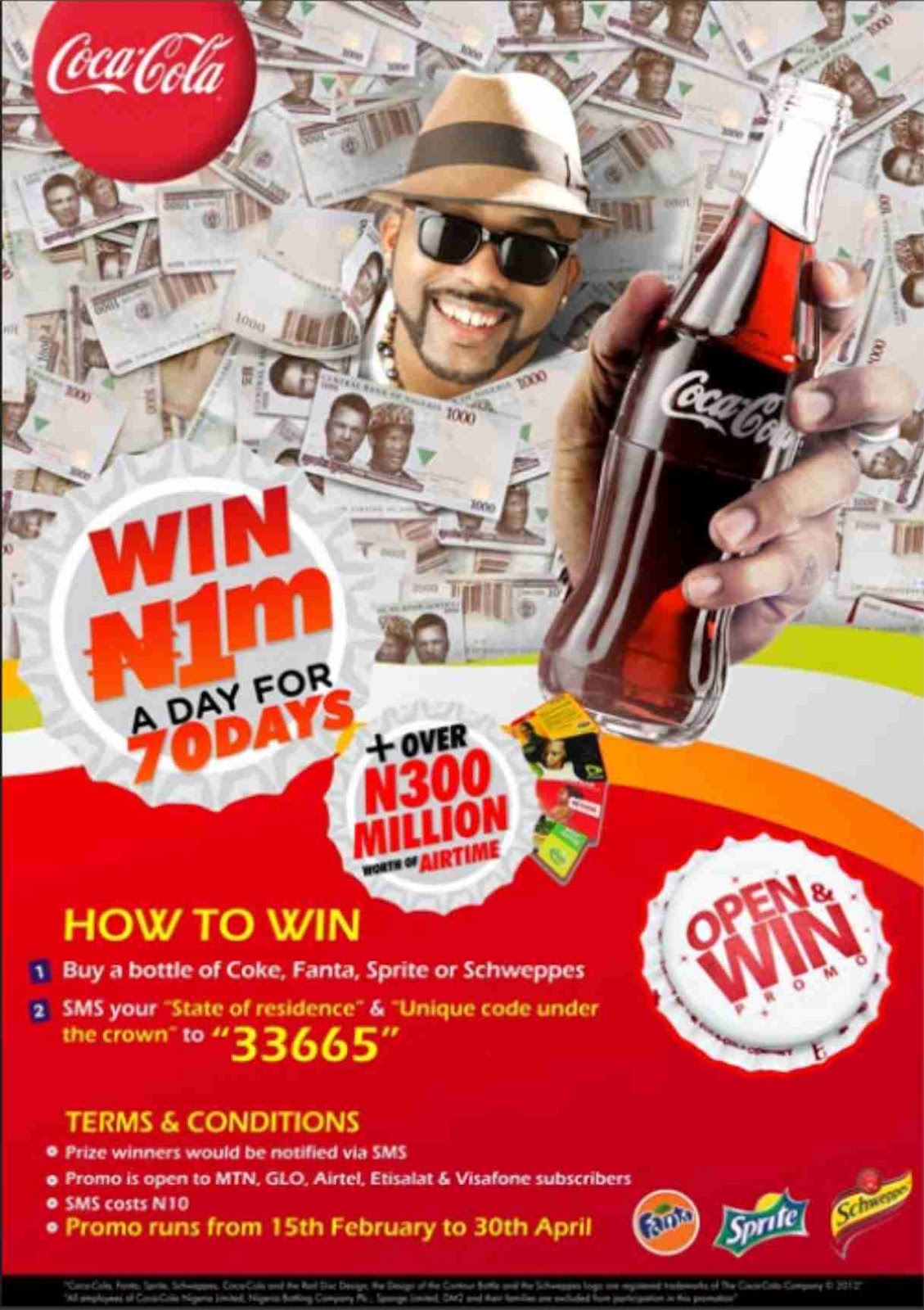 Coca-cola Open & Win Promo